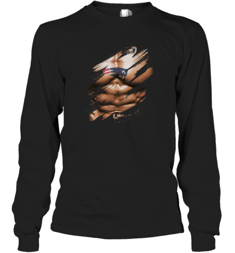 Ripped Muscles, six pack, chest T-shirt' Men's Longsleeve Shirt