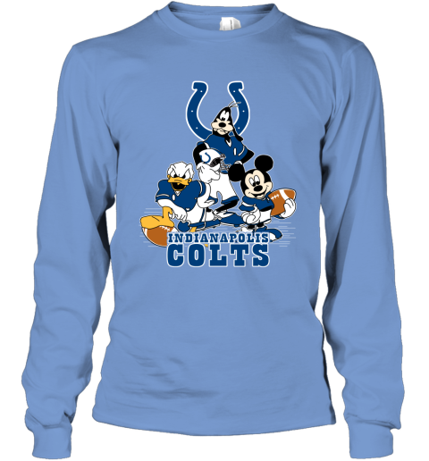 Mickey Donald Goofy The Three Dallas Cowboys Football Youth Sweatshirt 