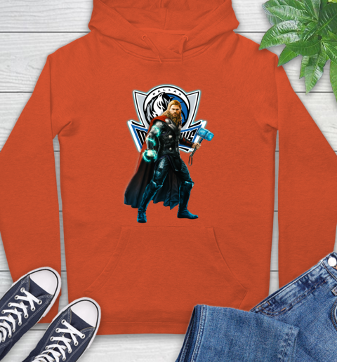 NBA Thor Avengers Endgame Basketball Dallas Mavericks Hoodie 5