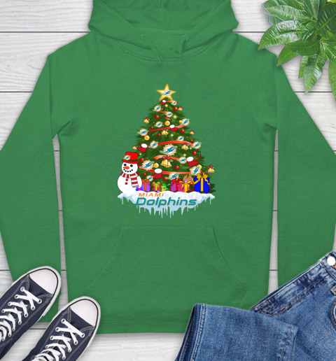 Miami Dolphins Merry Christmas NFL Football Sports Hoodie 8