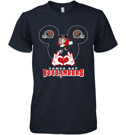 k8gz i love the buccaneers mickey mouse tampa bay buccaneers s premium guys tee 5 front midnight navy
