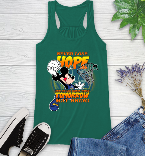 Golden State Warriors NBA Basketball Mickey Disney Never Lose Hope Racerback Tank 6