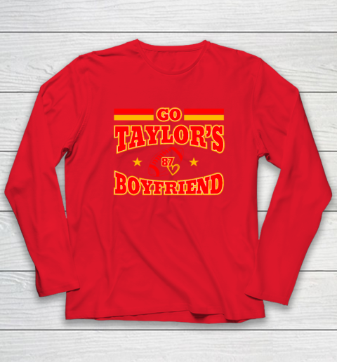 Go Boyfriend Football gift Fans Long Sleeve T-Shirt 6