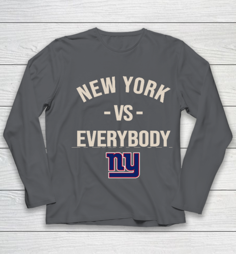 New York Giants Vs Everybody Youth Long Sleeve 6