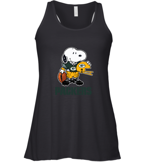 Snoopy A Strong And Proud Green Bay Packers Player NFL Racerback Tank