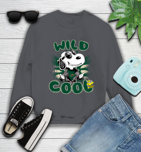 NHL Hockey Minnesota Wild Cool Snoopy Shirt Sweatshirt 6