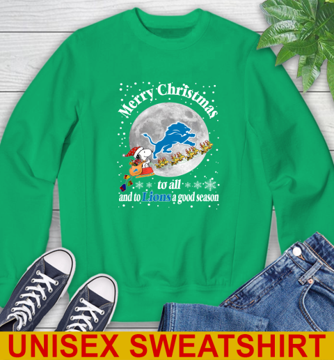 Detroit Lions Merry Christmas To All And To Lions A Good Season NFL Football Sports Sweatshirt 8