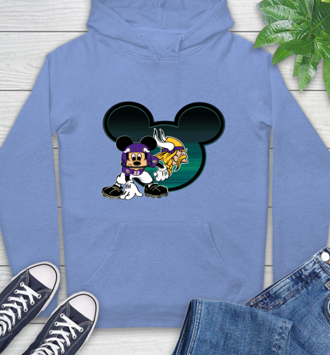 NFL Minnesota Vikings Mickey Mouse Disney Football T Shirt Hoodie 11