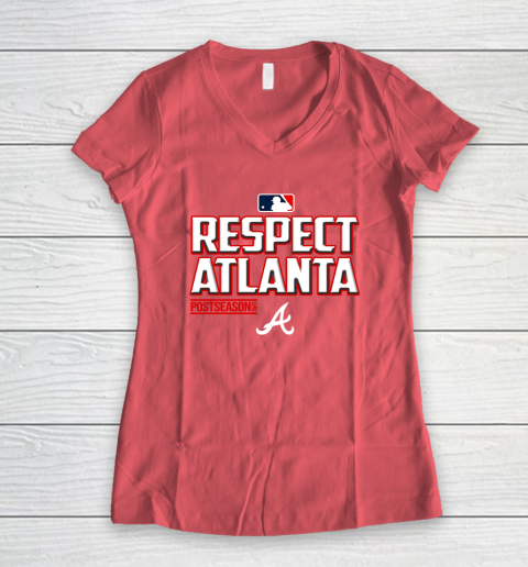 Respect Atlanta Women's V-Neck T-Shirt 4