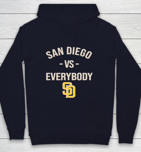 San Diego Padres Vs Everybody Youth Hoodie 2