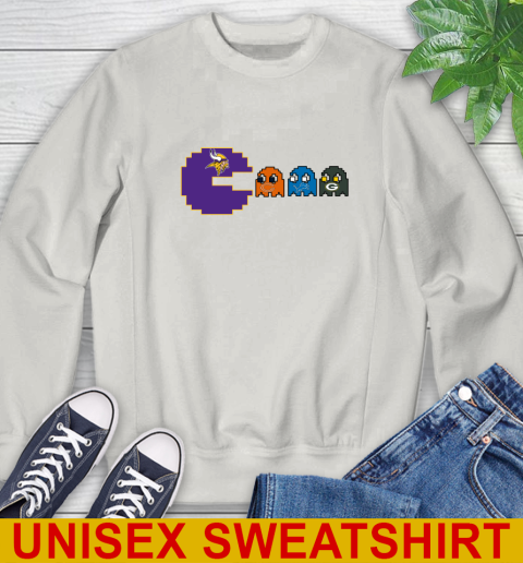 Minnesota Vikings NFL Football Pac Man Champion Sweatshirt 12