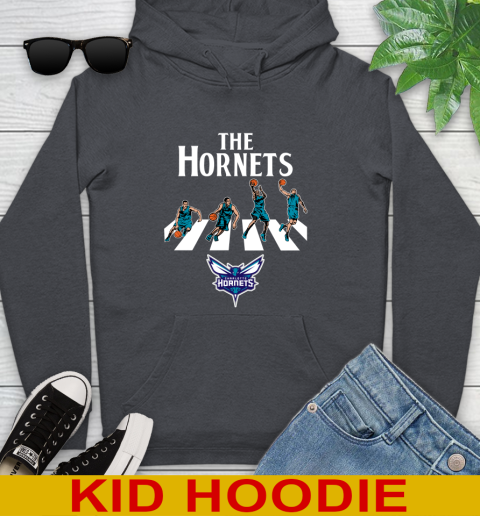 NBA Basketball Charlotte Hornets The Beatles Rock Band Shirt Youth Hoodie 9