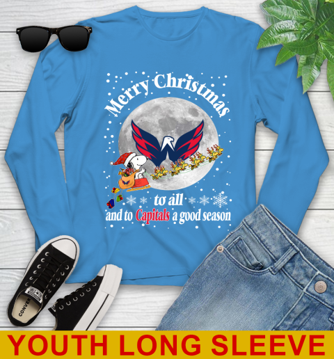 Washington Capitals Merry Christmas To All And To Capitals A Good Season NHL Hockey Sports Youth Long Sleeve 8