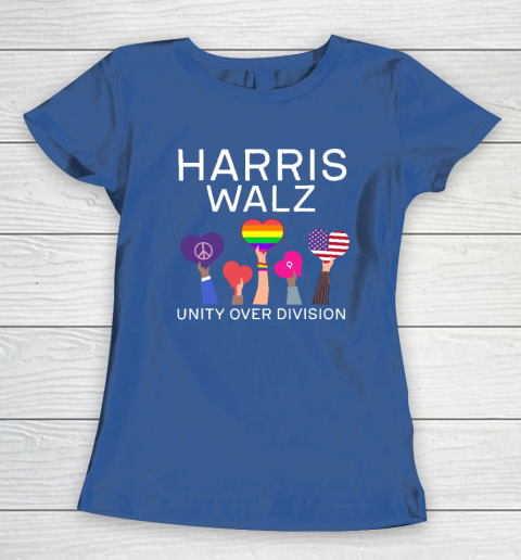 Harris Waltz 2024 Unity Over Division Women's T-Shirt 6