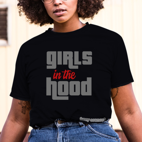 Jordan 1 Smoke Grey Matching Sneaker Tshirt For Woman For Girl Girls in the Hood White Jordan Shirt