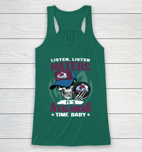 Listen Haters It is BLACKHAWKS Time Baby NHL Racerback Tank 5