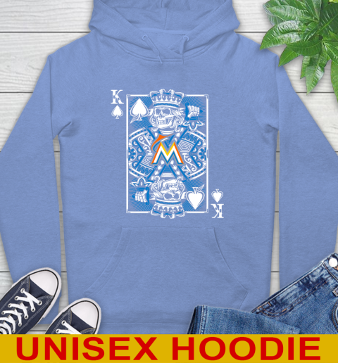 Miami Marlins MLB Baseball The King Of Spades Death Cards Shirt Hoodie 11