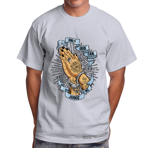 Air Jordan 1 Hyper Royal matching sneaker tshirt Only God Can Judge Me Blue and white Jordan Tshirt