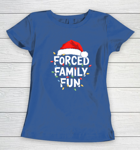 Forced Family Fun Shirt Christmas Pajamas Women's T-Shirt 6