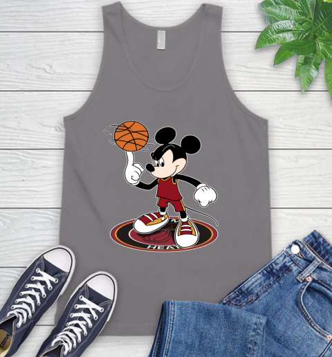 NBA Basketball Miami Heat Cheerful Mickey Disney Shirt Tank Top 7