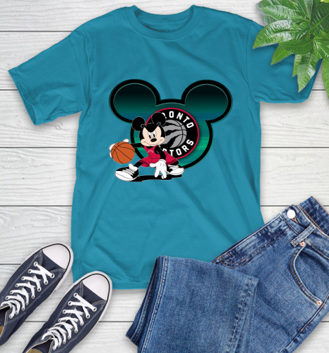 NBA Toronto Raptors Mickey Mouse Disney Basketball T-Shirt 8