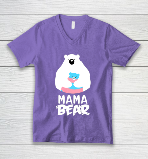 Mama Bear Transgender Shirt LGBT Pride V-Neck T-Shirt 8