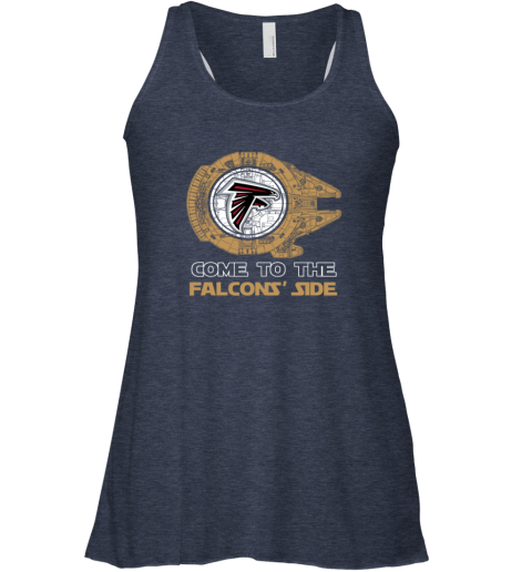 NFL Come To The Atlanta Falcons Wars Football Sports Racerback Tank 9m82 nfl come to the atlanta falcons wars football sports flowy tank 32 front heather navy