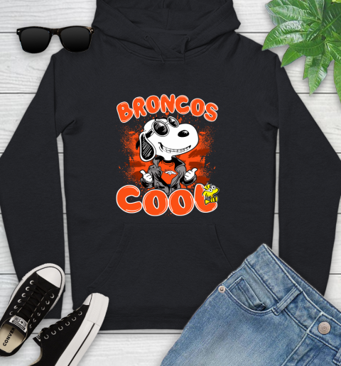 NFL Football Denver Broncos Cool Snoopy Shirt Youth Hoodie
