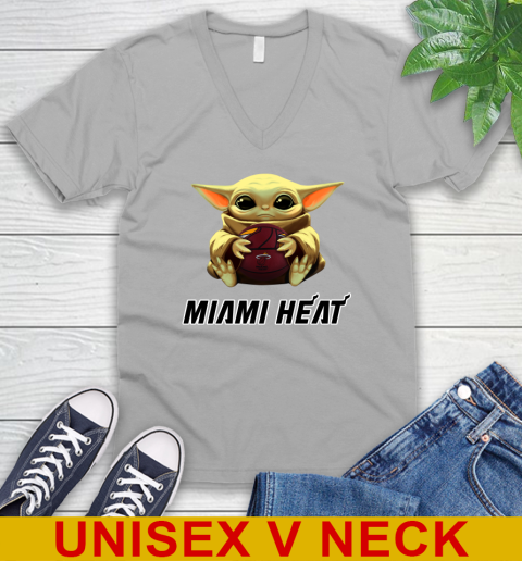 NBA Basketball Miami Heat Star Wars Baby Yoda Shirt 52
