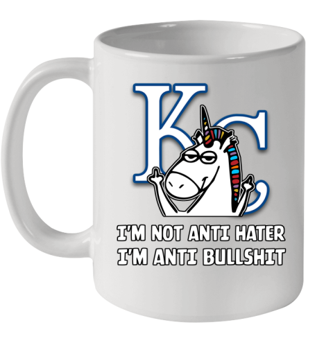 Los Angeles Angels MLB Baseball Unicorn I'm Not Anti Hater I'm Anti Bullshit (2) Ceramic Mug 11oz