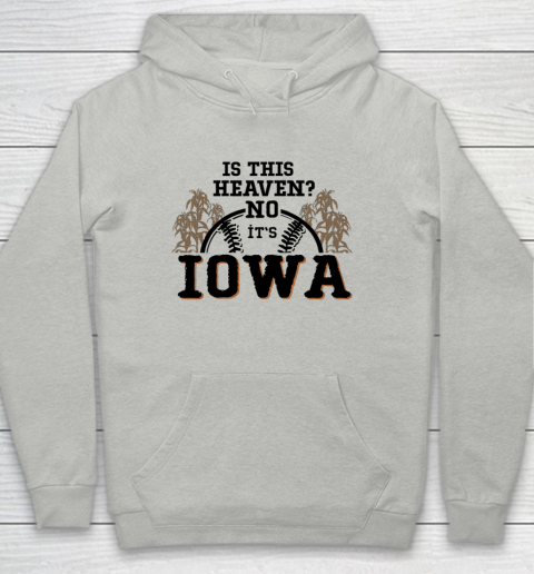 Is This Heaven No It's Iowa Baseball Youth Hoodie