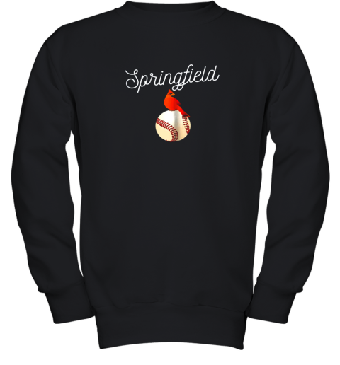 Springfield Red Cardinal Shirt For Baseball Lovers Youth Sweatshirt