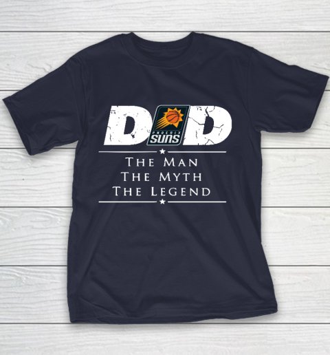 Phoenix Suns NBA Basketball Dad The Man The Myth The Legend Youth T-Shirt 2