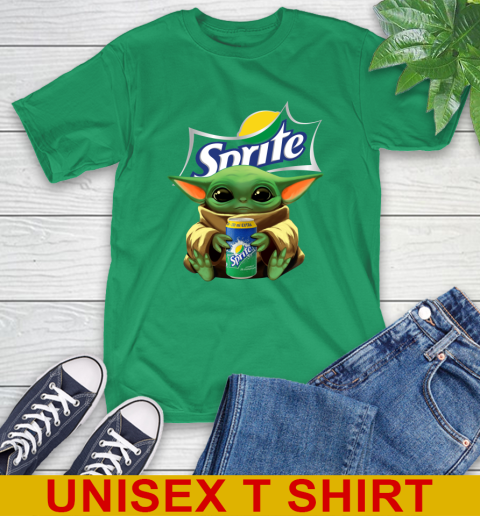 Star Wars Baby Yoda Hugs Sprite Soft Drink Shirt 7