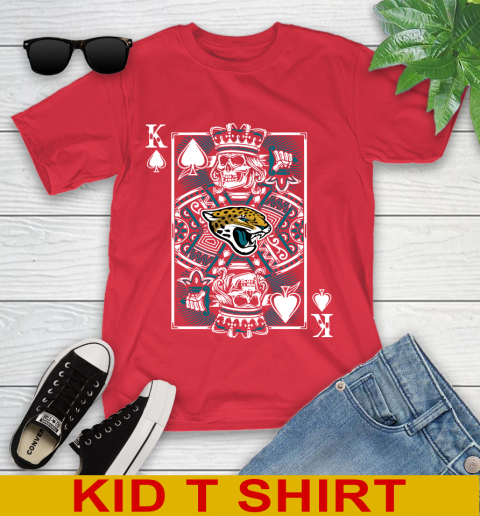 Jacksonville Jaguars NFL Football The King Of Spades Death Cards Shirt Youth T-Shirt 11