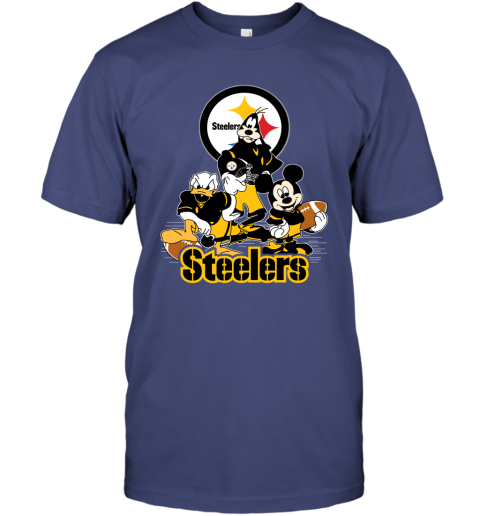 NFL Pittsburgh Steelers Mickey Mouse Donald Duck Goofy Football