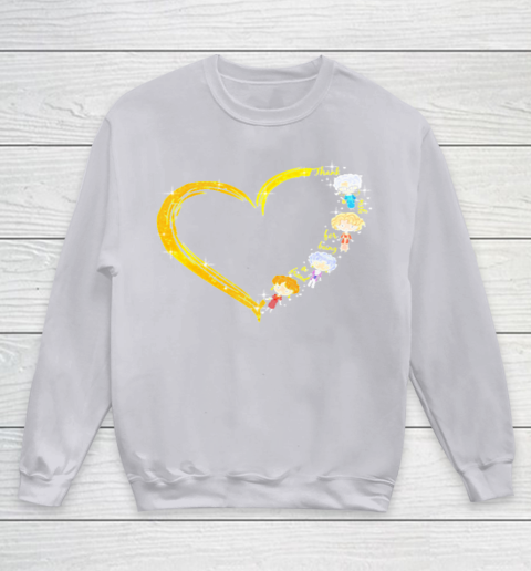 Heart The Golden Girls Thank you for being a friend Youth Sweatshirt 3