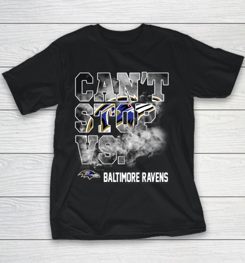 NFL Baltimore Ravens Can't Stop Vs Youth T-Shirt