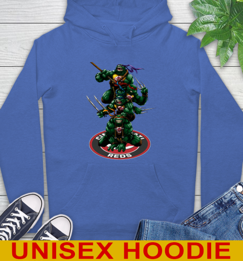 MLB Baseball Cincinnati Reds Teenage Mutant Ninja Turtles Shirt Hoodie 9
