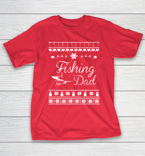 Father S Day Funny Gift Ideas Apparel Merry Christmas Fishing Dad T Shirt T Shirt Itees Global
