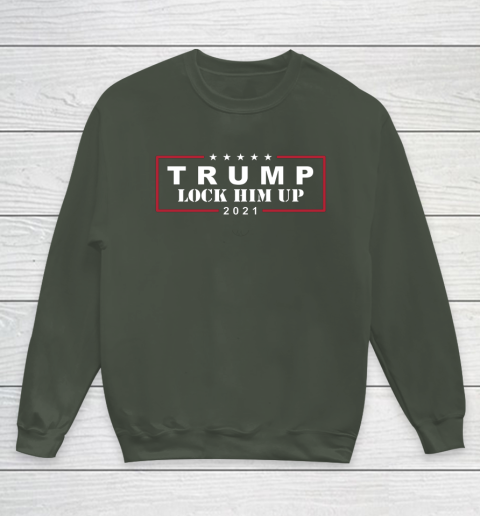 Anti Trump Trump Lock Him Up 2021 Youth Sweatshirt 8