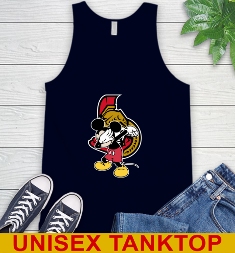 Ottawa Senators NHL Hockey Dabbing Mickey Disney Sports Tank Top 3