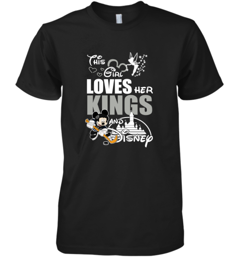 This Girl Love Her Los Angeles Kings And Mickey Disney Premium Men's T-Shirt