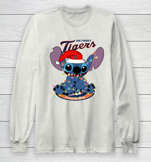 Detroit Tigers MLB noel stitch Baseball Christmas Long Sleeve T-Shirt 9