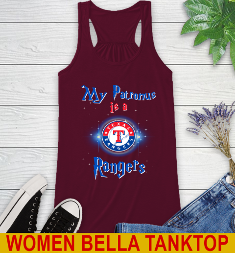 MLB Baseball Harry Potter My Patronus Is A Texas Rangers Racerback Tank 2
