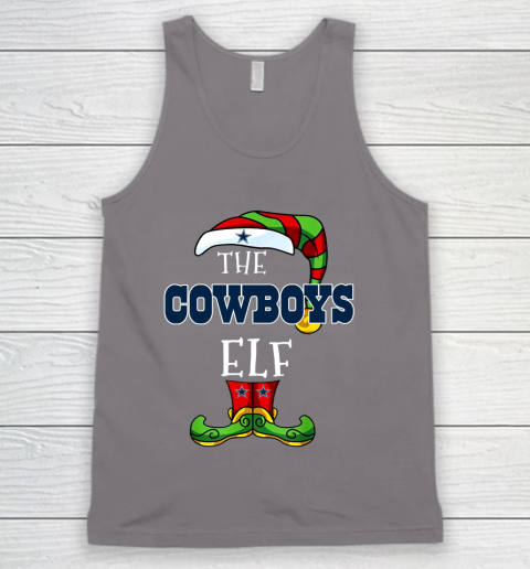 Dallas Cowboys Christmas ELF Funny NFL Tank Top 6