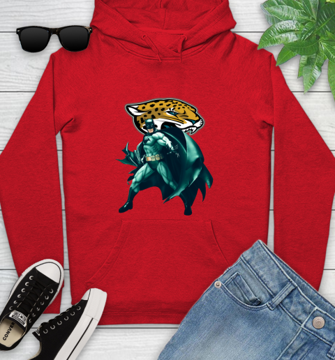 NFL Batman Football Sports Jacksonville Jaguars Youth Hoodie 11