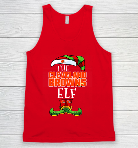 Cleveland Browns Christmas ELF Funny NFL Tank Top 5