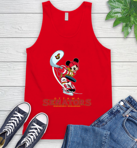 NHL Hockey Ottawa Senators Cheerful Mickey Mouse Shirt Tank Top 6