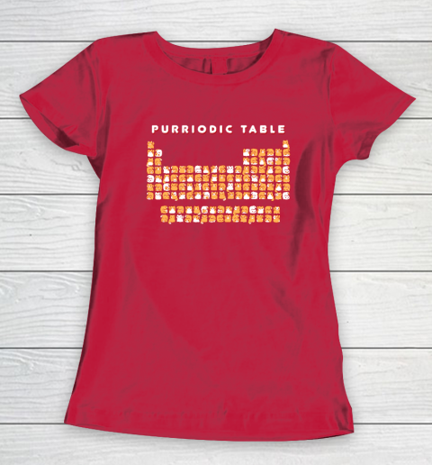 Purriodic Table Cat Funny Women's T-Shirt 7
